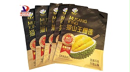 猫王榴莲烫金工艺包装袋